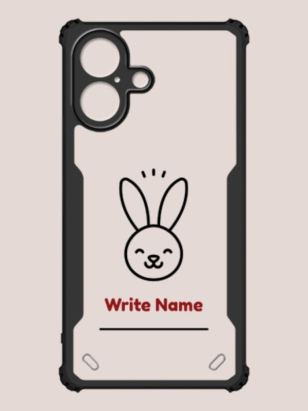 Custom iPhone 16 Custom Hybrid Mobile Phone Case With Cute Mouse Design