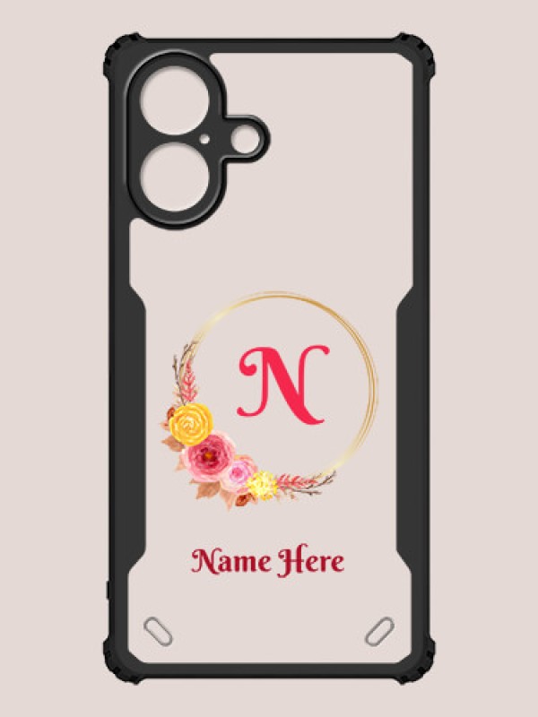 Custom iPhone 16 Custom Hybrid Mobile Phone Case With Wreath Themed Design