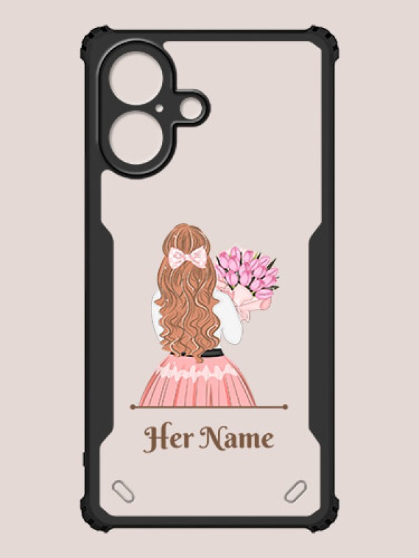 Custom iPhone 16 Custom Hybrid Mobile Phone Case With Beautiful Woman Design