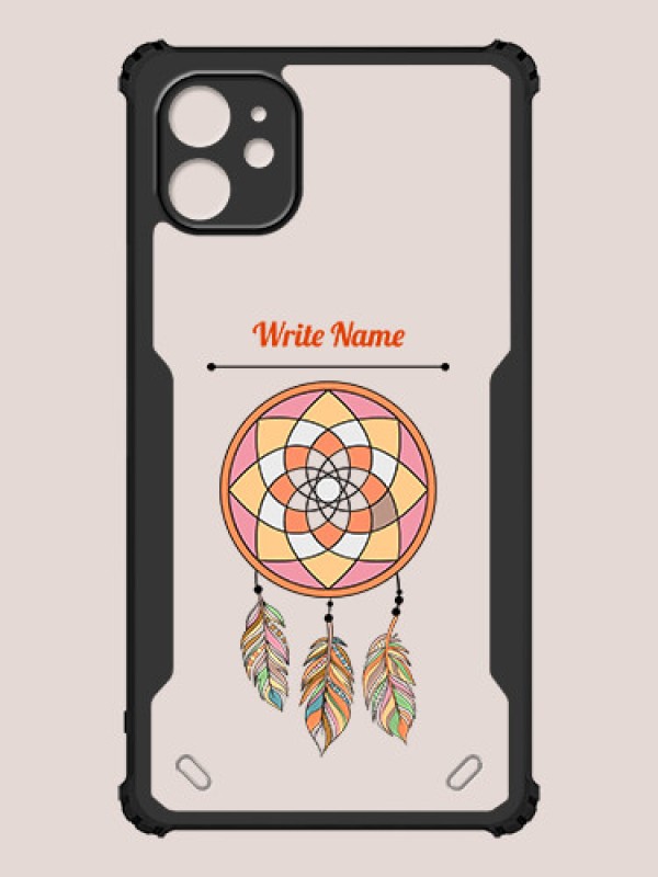 Custom iPhone 11 Custom Hybrid Mobile Phone Case With Dream Catcher Design