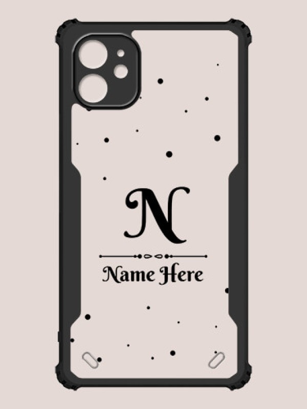Custom iPhone 11 Custom Hybrid Mobile Phone Case With Polka Dot Themed Design