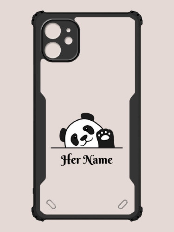 Custom iPhone 11 Custom Hybrid Mobile Phone Case With Cute Baby Panda Design