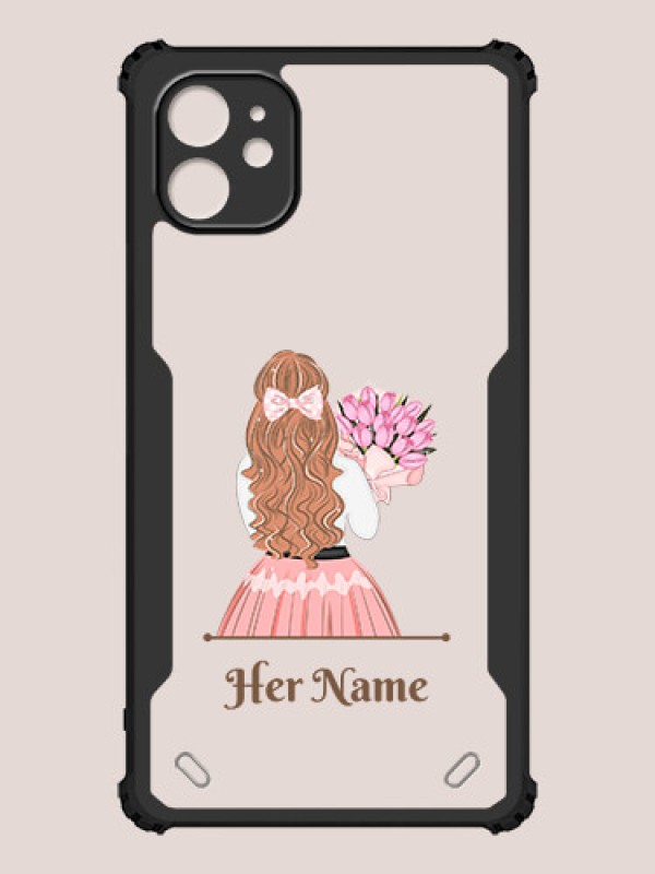 Custom iPhone 11 Custom Hybrid Mobile Phone Case With Beautiful Woman Design