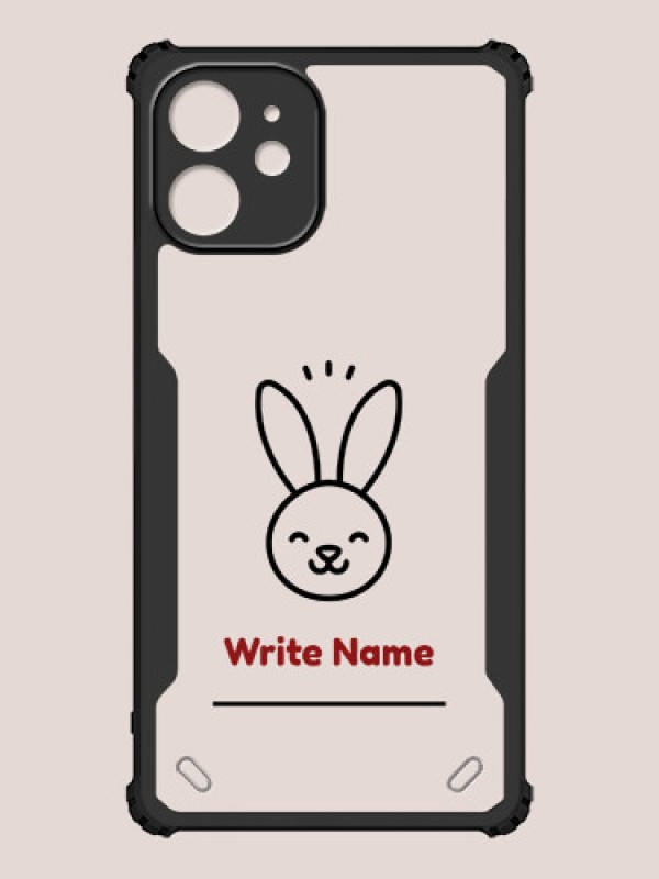 Custom iPhone 12 Mini Custom Hybrid Mobile Phone Case With Cute Mouse Design