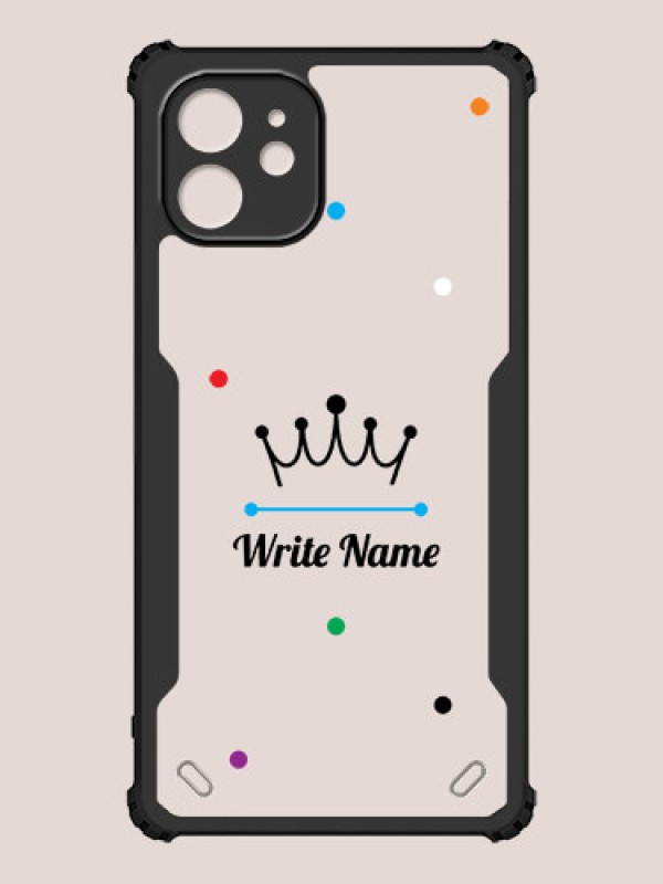 Custom iPhone 12 Custom Hybrid Mobile Phone Case With The King Design