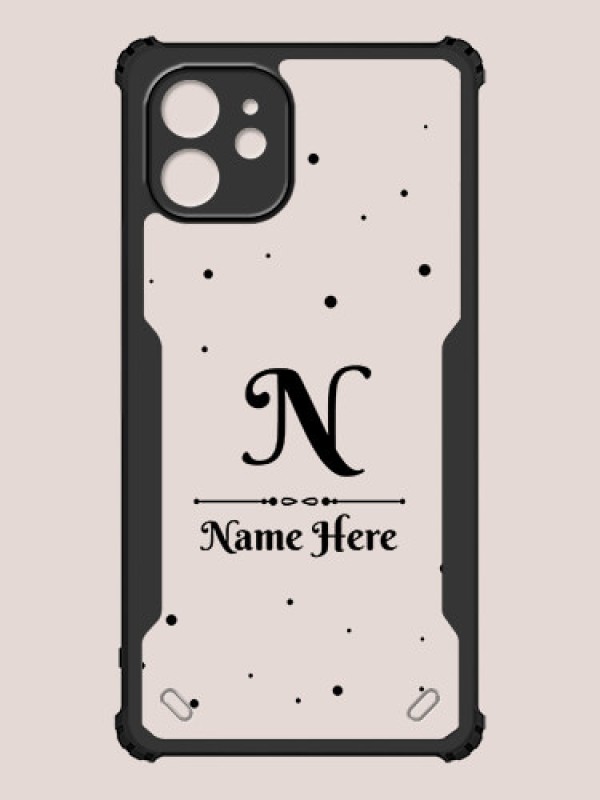 Custom iPhone 12 Custom Hybrid Mobile Phone Case With Polka Dot Themed Design