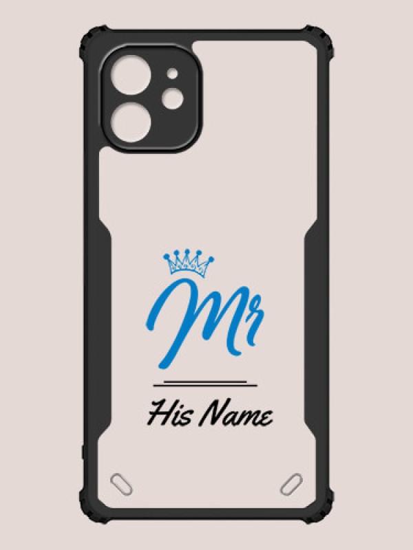 Custom iPhone 12 Custom Hybrid Mobile Phone Case With Mr King Design