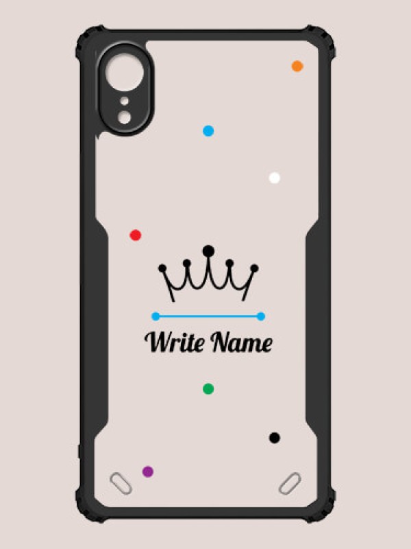 Custom iPhone XR Custom Hybrid Mobile Phone Case With The King Design