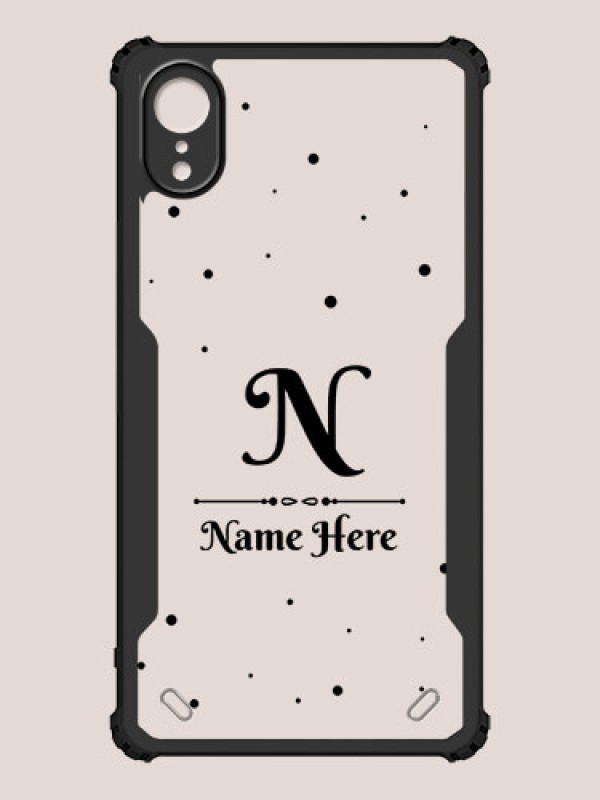 Custom iPhone XR Custom Hybrid Mobile Phone Case With Polka Dot Themed Design