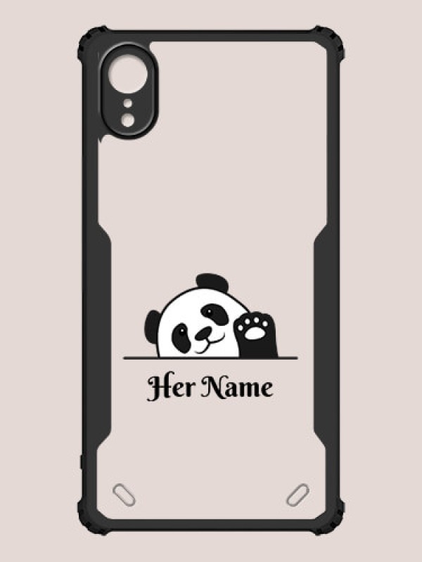 Custom iPhone XR Custom Hybrid Mobile Phone Case With Cute Baby Panda Design