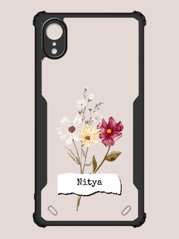 Custom iPhone XR Custom Hybrid Mobile Phone Case With Beautiful Flowers Design