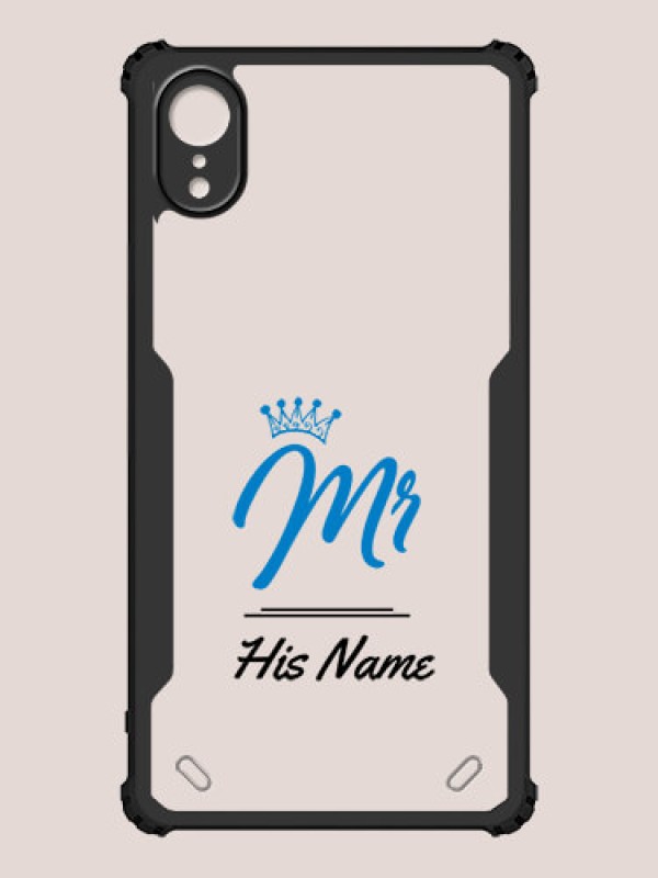 Custom iPhone XR Custom Hybrid Mobile Phone Case With Mr King Design