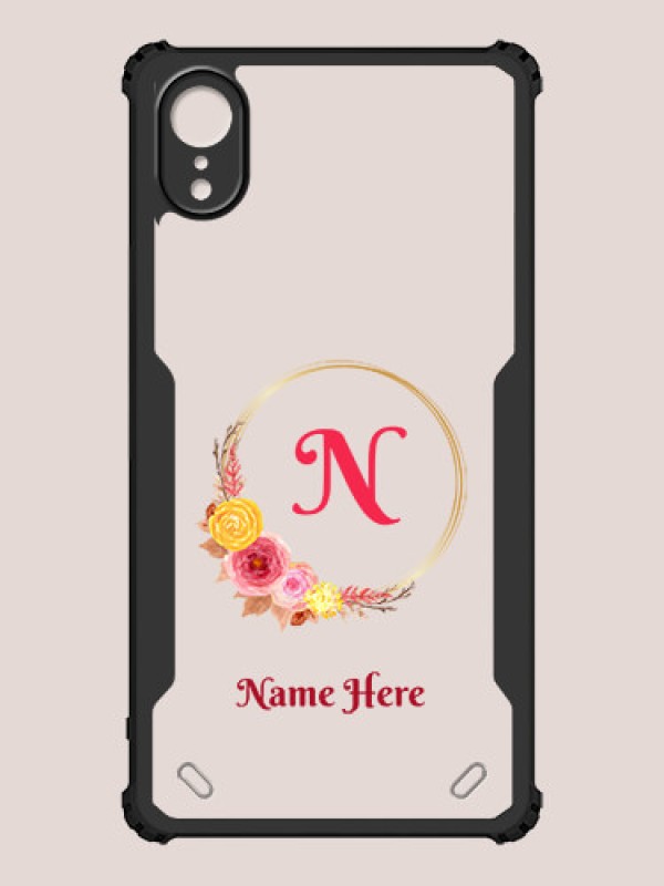 Custom iPhone XR Custom Hybrid Mobile Phone Case With Wreath Themed Design