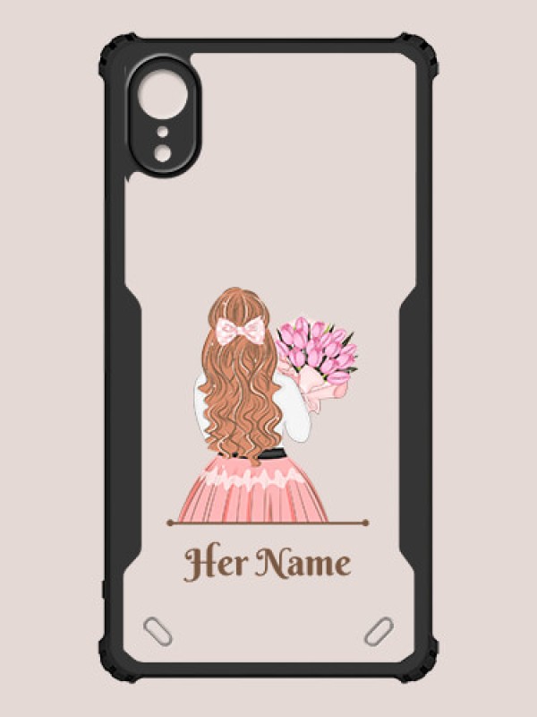 Custom iPhone XR Custom Hybrid Mobile Phone Case With Beautiful Woman Design