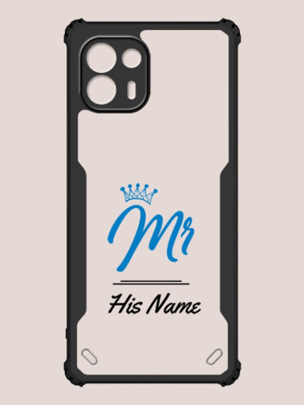 Custom Motorola Edge 20 Fusion 5G Custom Hybrid Mobile Phone Case With Mr King Design