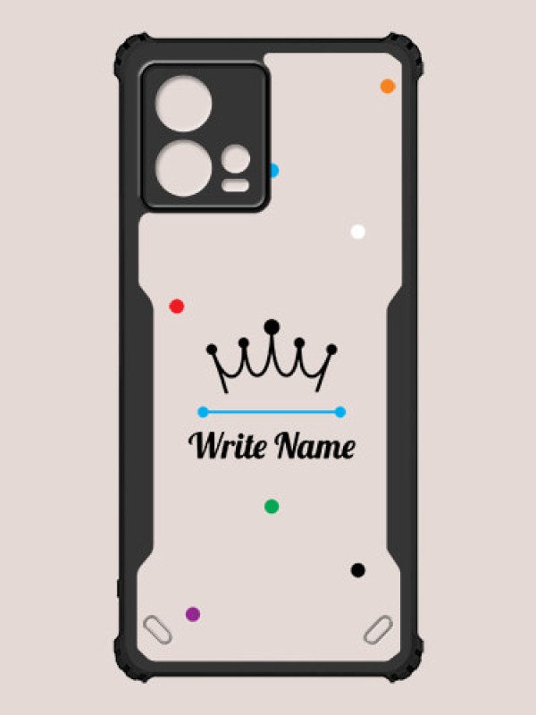 Custom Motorola Edge 30 Fusion Custom Hybrid Mobile Phone Case With The King Design