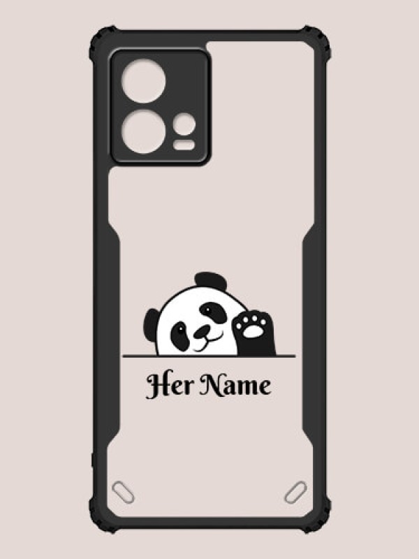 Custom Motorola Edge 30 Fusion Custom Hybrid Mobile Phone Case With Cute Baby Panda Design