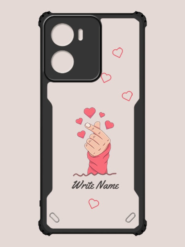 Custom Motorola G05 Custom Hybrid Mobile Phone Case With Lovely Floating Hearts Design