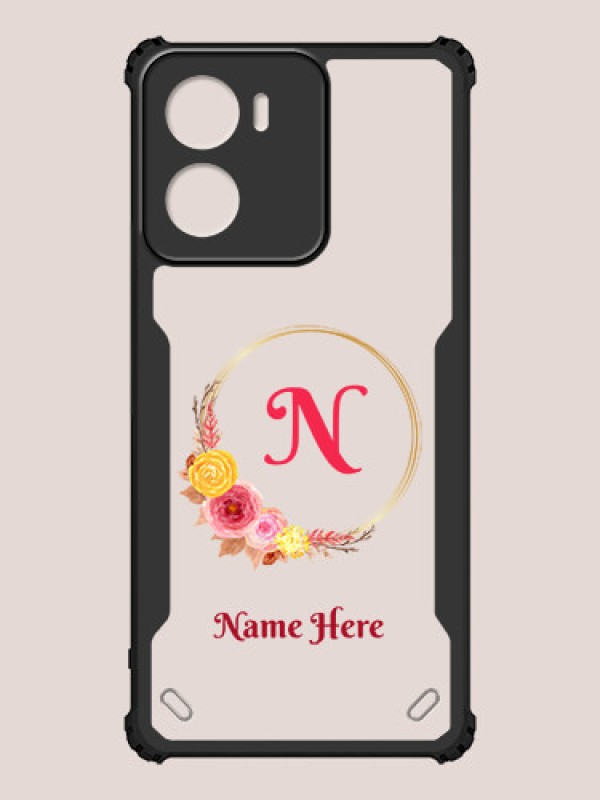 Custom Motorola G05 Custom Hybrid Mobile Phone Case With Wreath Themed Design