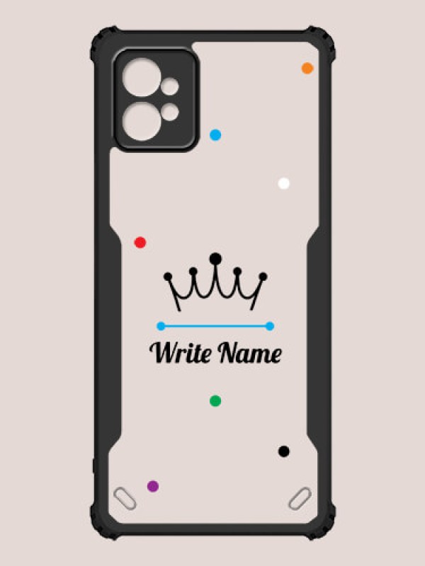 Custom Motorola G32 Custom Hybrid Mobile Phone Case With The King Design