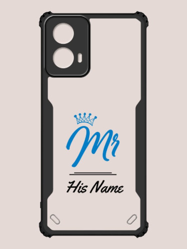 Custom Motorola G34 5G Custom Hybrid Mobile Phone Case With Mr King Design