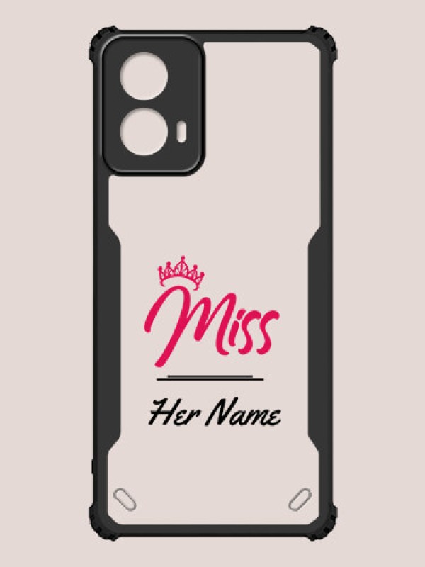 Custom Motorola G34 5G Custom Hybrid Mobile Phone Case With Ms Queen Design