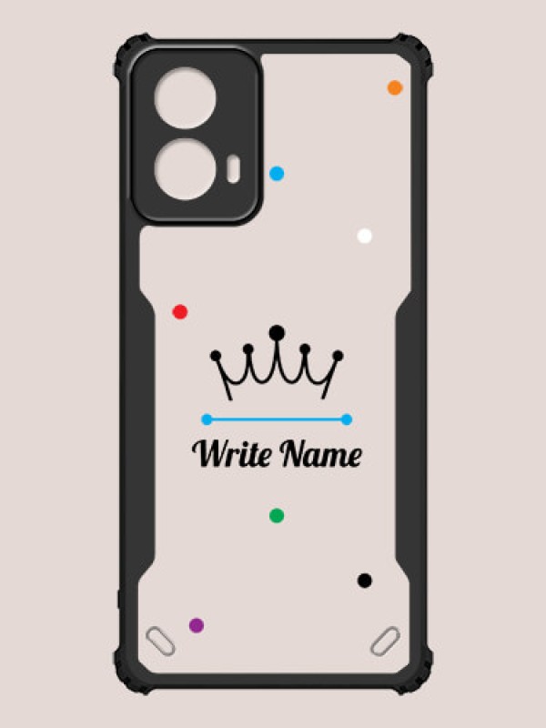 Custom Motorola G34 Custom Hybrid Mobile Phone Case With The King Design
