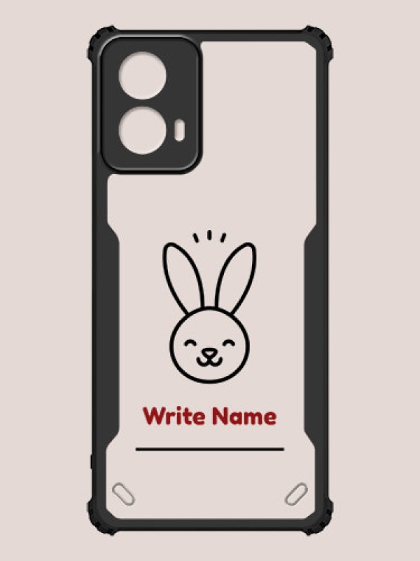 Custom Motorola G34 Custom Hybrid Mobile Phone Case With Cute Mouse Design