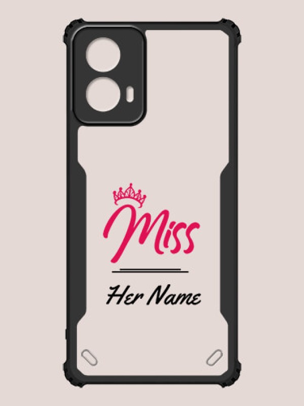 Custom Motorola G34 Custom Hybrid Mobile Phone Case With Ms Queen Design