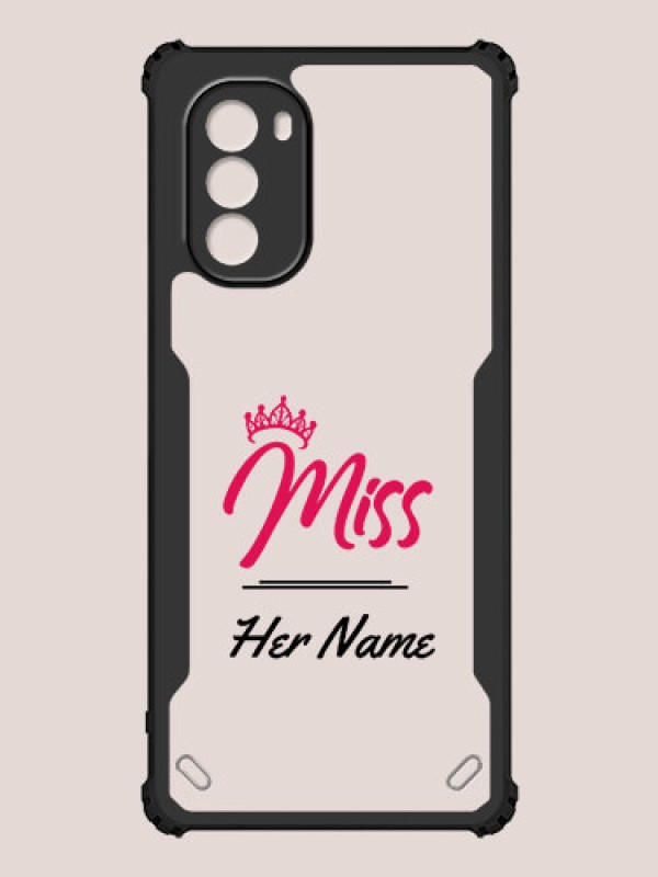 Custom Motorola G51 5G Custom Hybrid Mobile Phone Case With Ms Queen Design