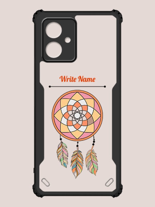 Custom Motorola G54 5G Custom Hybrid Mobile Phone Case With Dream Catcher Design