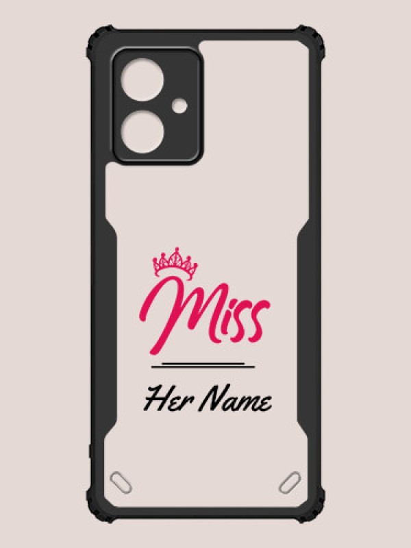 Custom Motorola G54 5G Custom Hybrid Mobile Phone Case With Ms Queen Design