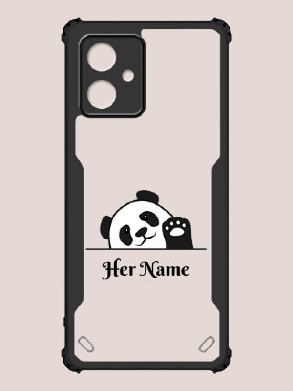 Custom Moto G64 Custom Hybrid Mobile Phone Case With Cute Baby Panda Design