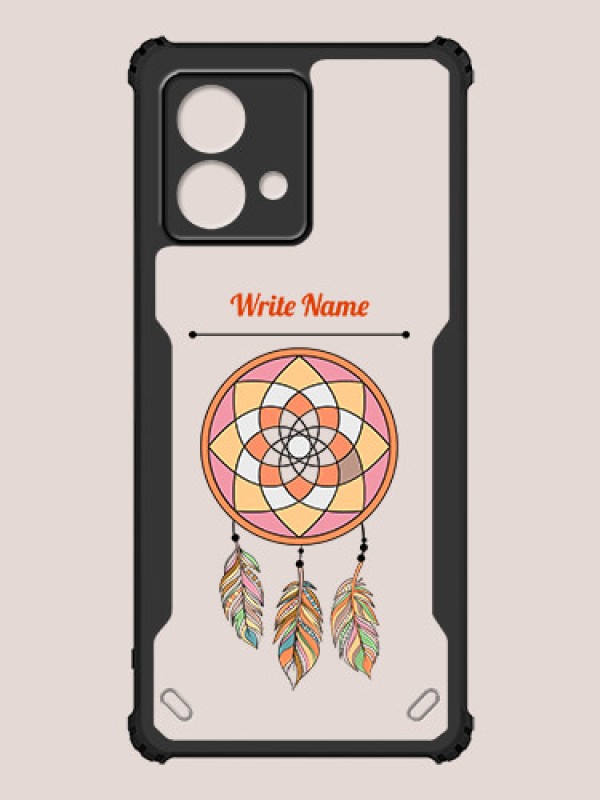 Custom Moto G84 5G Custom Hybrid Mobile Phone Case With Dream Catcher Design