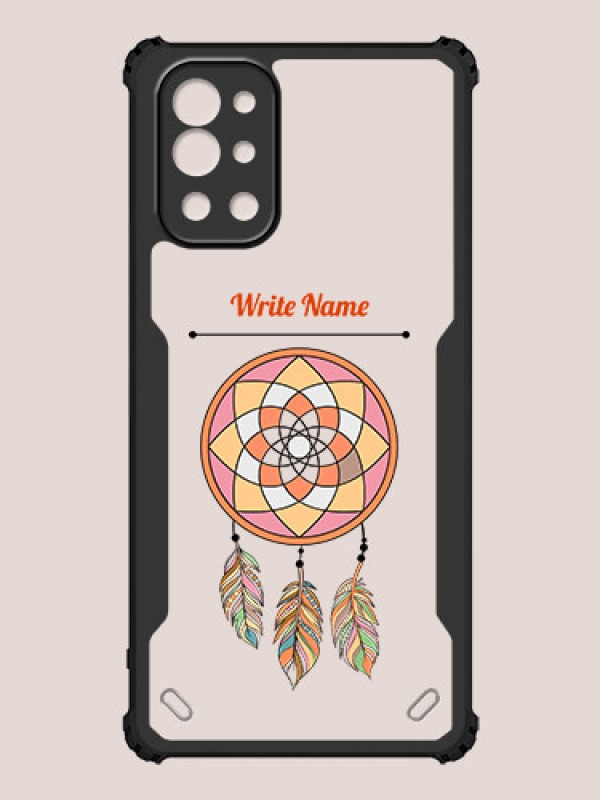 Custom OnePlus 9R Custom Hybrid Mobile Phone Case With Dream Catcher Design