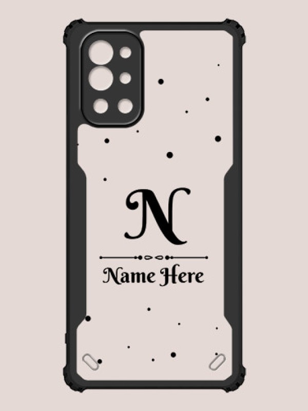 Custom OnePlus 9R Custom Hybrid Mobile Phone Case With Polka Dot Themed Design