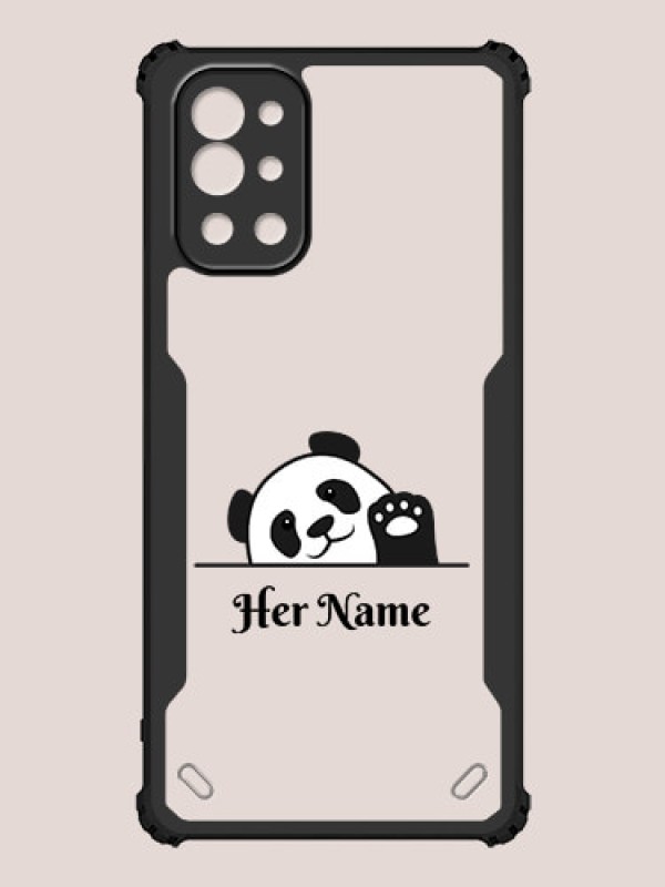 Custom OnePlus 9R Custom Hybrid Mobile Phone Case With Cute Baby Panda Design