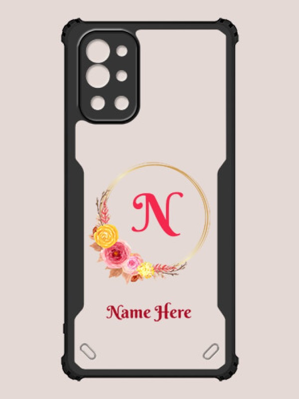 Custom OnePlus 9R Custom Hybrid Mobile Phone Case With Wreath Themed Design