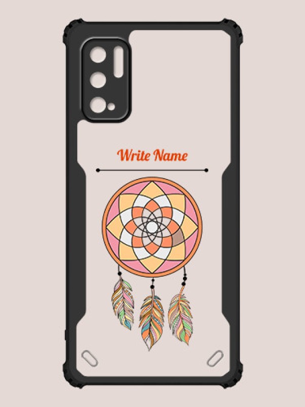 Custom Poco M3 Pro Custom Hybrid Mobile Phone Case With Dream Catcher Design