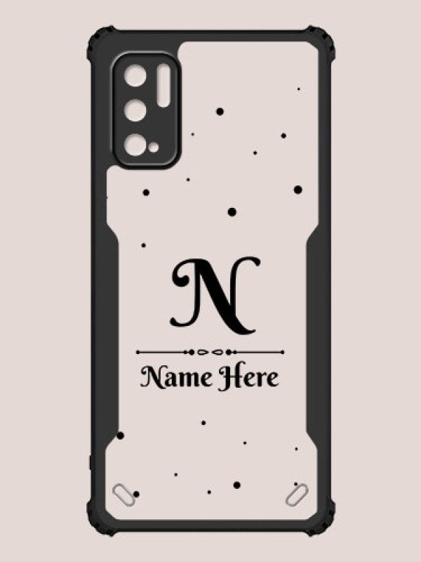 Custom Poco M3 Pro Custom Hybrid Mobile Phone Case With Polka Dot Themed Design