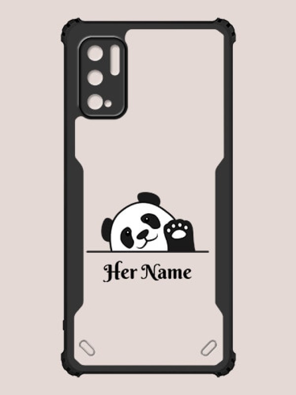 Custom Poco M3 Pro Custom Hybrid Mobile Phone Case With Cute Baby Panda Design