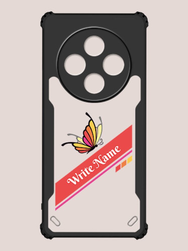 Custom Poco M7 5G Custom Hybrid Mobile Phone Case With Colorful Butterfly Design