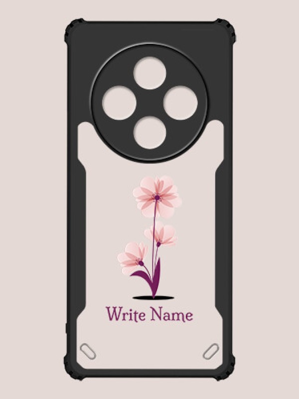 Custom Poco M7 5G Custom Hybrid Mobile Phone Case With Flower Design