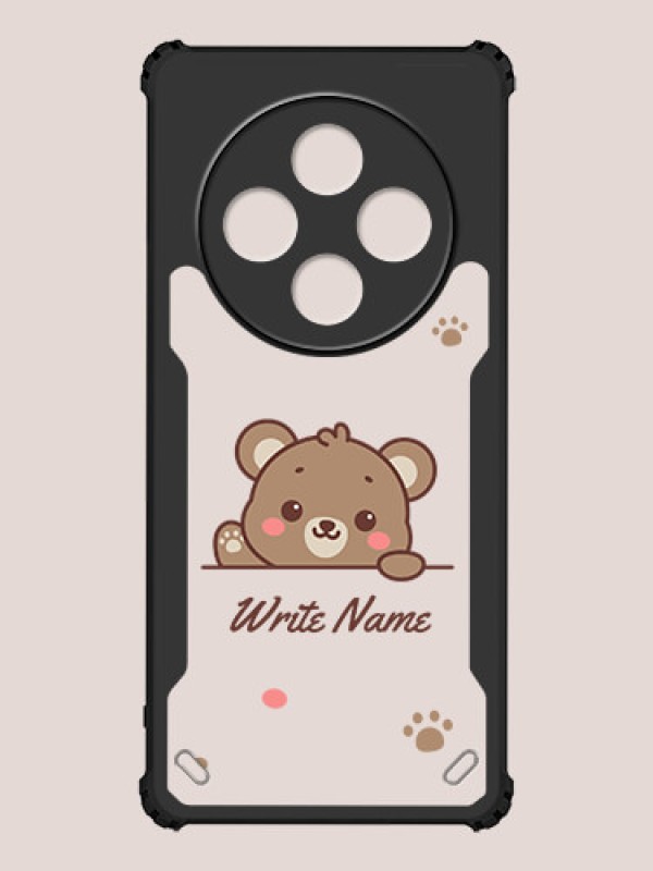 Custom Poco M7 5G Custom Hybrid Mobile Phone Case With Cute Bear Cub Design