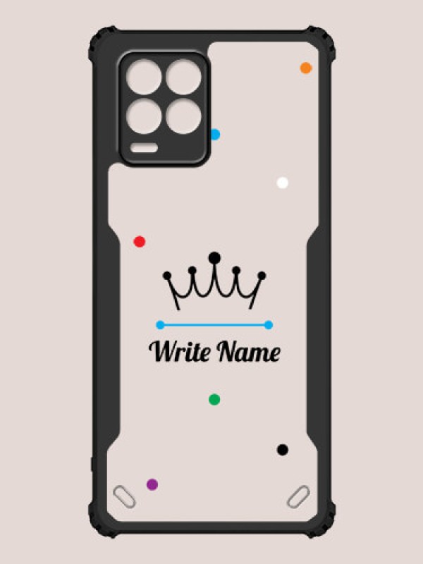 Custom Realme 8 Custom Hybrid Mobile Phone Case With The King Design