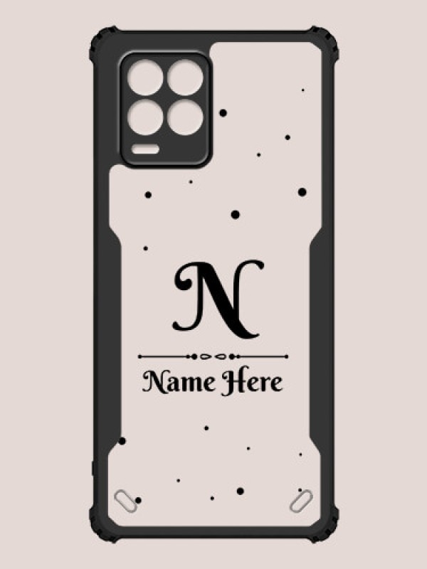 Custom Realme 8 Custom Hybrid Mobile Phone Case With Polka Dot Themed Design