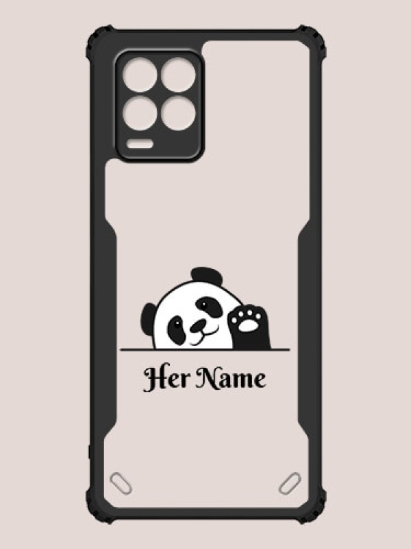 Custom Realme 8 Custom Hybrid Mobile Phone Case With Cute Baby Panda Design