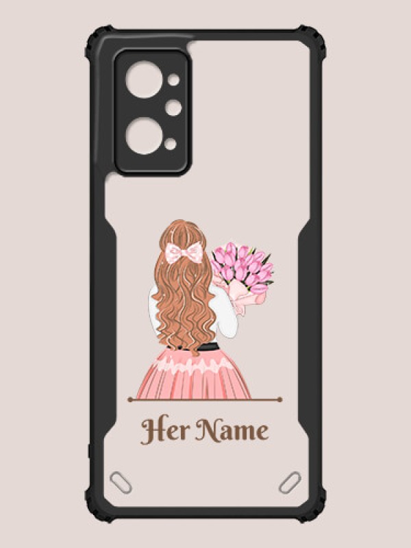 Custom Realme 9i 4G Custom Hybrid Mobile Phone Case With Beautiful Woman Design