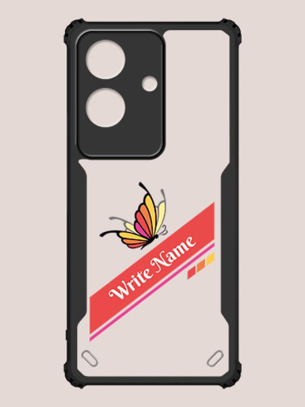 Custom Realme C61 4G Custom Hybrid Mobile Phone Case With Colorful Butterfly Design
