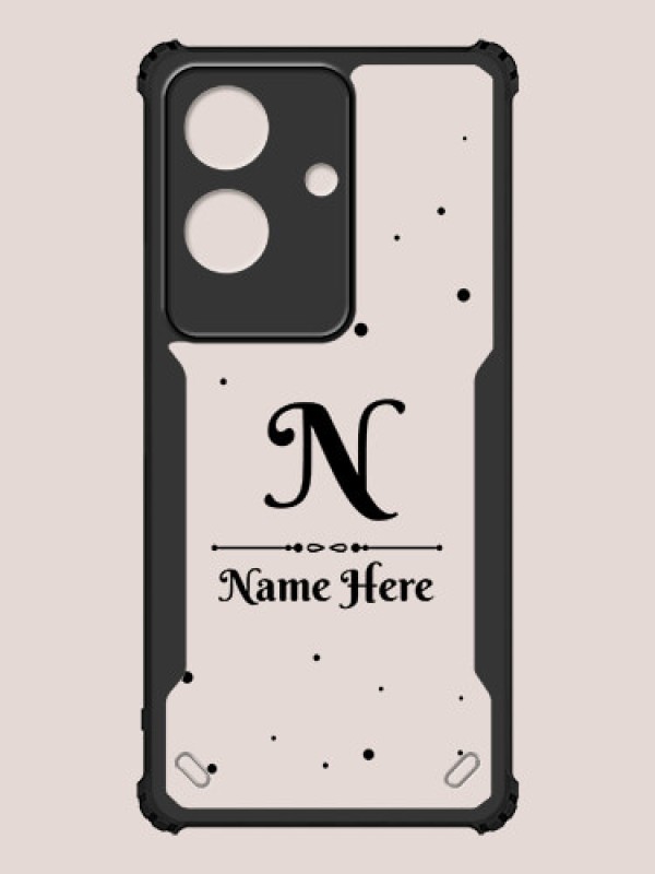 Custom Realme C61 4G Custom Hybrid Mobile Phone Case With Polka Dot Themed Design